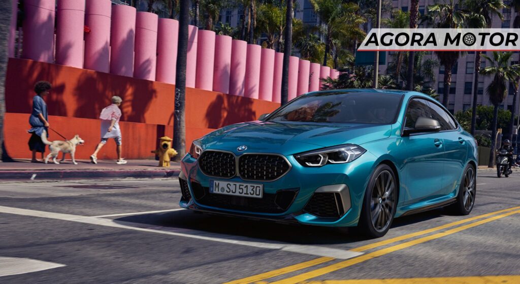 BMW em velocidade.