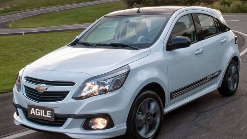 chevrolet agile branco