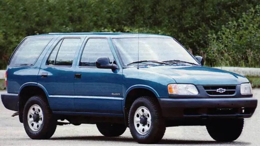 chevrolet blazer azul