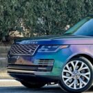 Range Rover 2019 de pintura Spectral Blue, que muda conforme a luz, está sendo leiloado por apenas US$ 17.500.