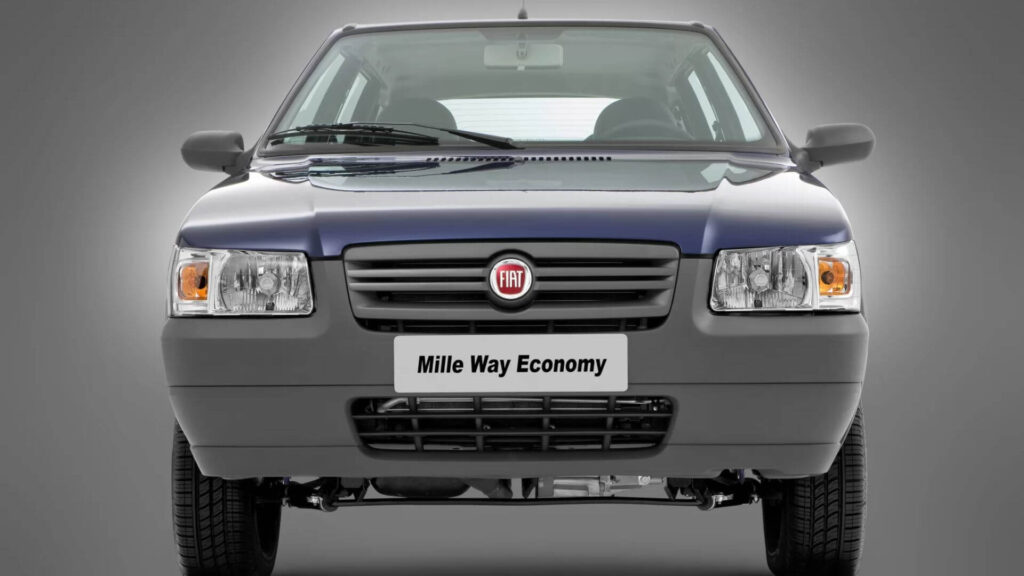 frente fiat uno way azul