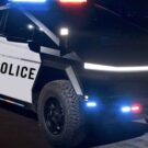 Homem doa 10 Cybertruck para a policia de Las Vegas.