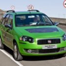 palio weekend eletrico verde na estrada