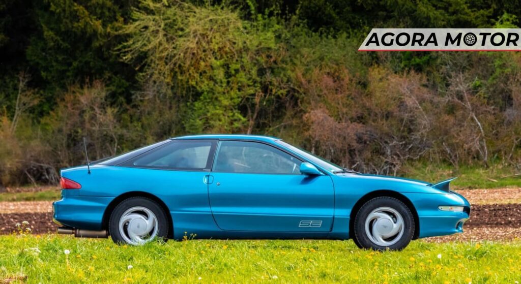 Ford Probe azul de lado.