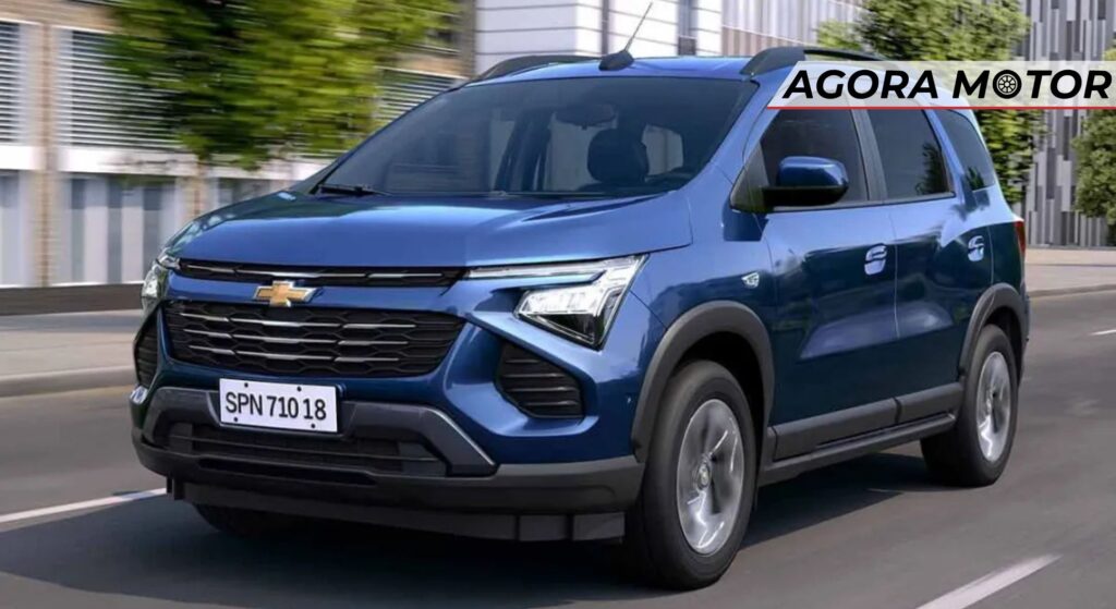 Chevrolet Spin em velocidade.