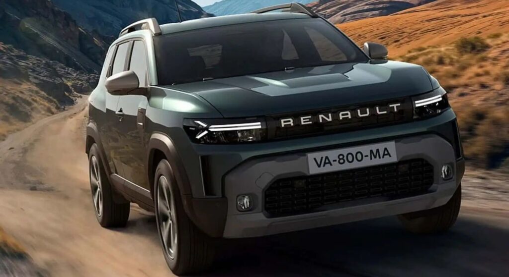 SUV da Renault em velocidade