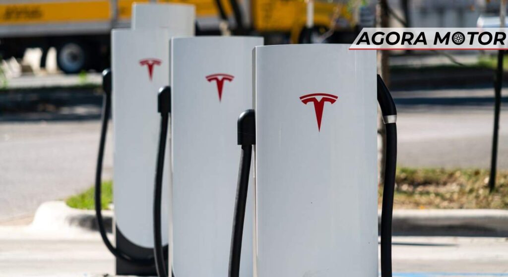 Carregadores de Tesla.