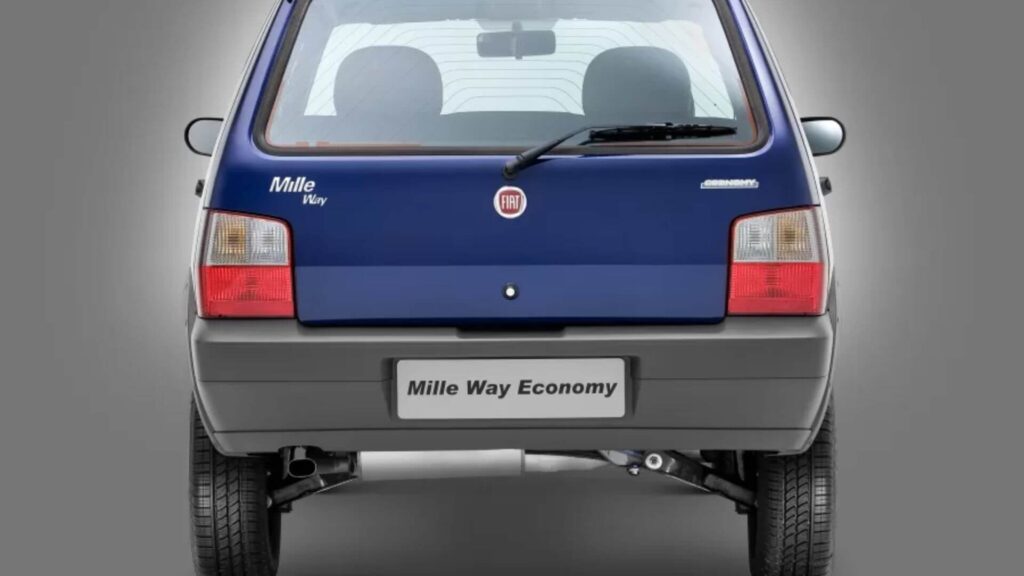 traseira fiat uno way azul 
