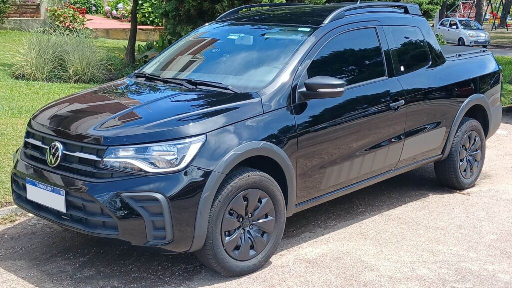 volkswagen saveiro extreme preta cabine dupla