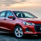 Onix vermelho Flex na diagonal.