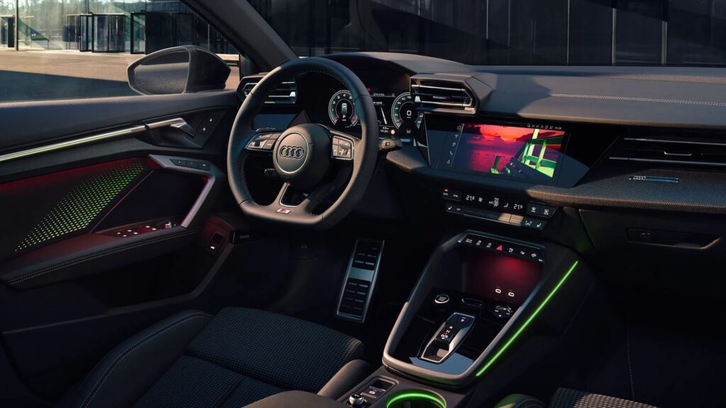 Interior do Audi A3 Sporback.