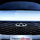 Frente do Tiggo 2 prata.