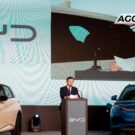 Empresa da BYD declarando.