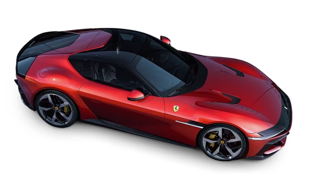 Ferrari 112 Cilindri vermelha.