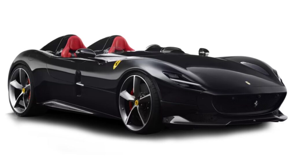Ferrari Monza SP2 preta.