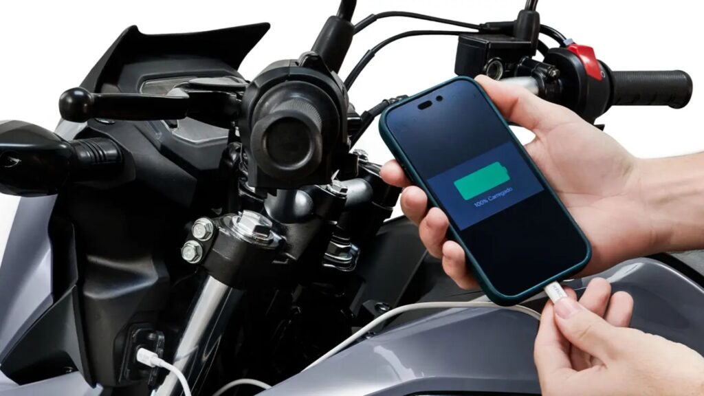 Usb da Honda Bros 160 2025.