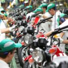 Produção de Motos disparam.