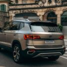 Traseira do Volkswagen Taos marrom