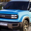 Frente do Chevrolet Spark EUV.