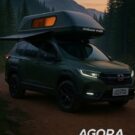 Honda CR-V Dream Pod cinza parado na diagonal.