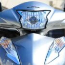 Frente da Bis 110i prata.