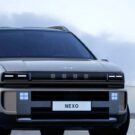 Frente do Novo Hyundai Nexo cinza.