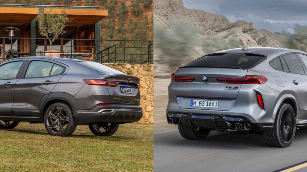 BMW X6 e Fiat Pulse.