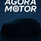 Mazda EZ-60 roxo com um pano cobrindo.