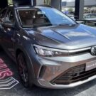 Novo Nivus Sense cinza escuro.