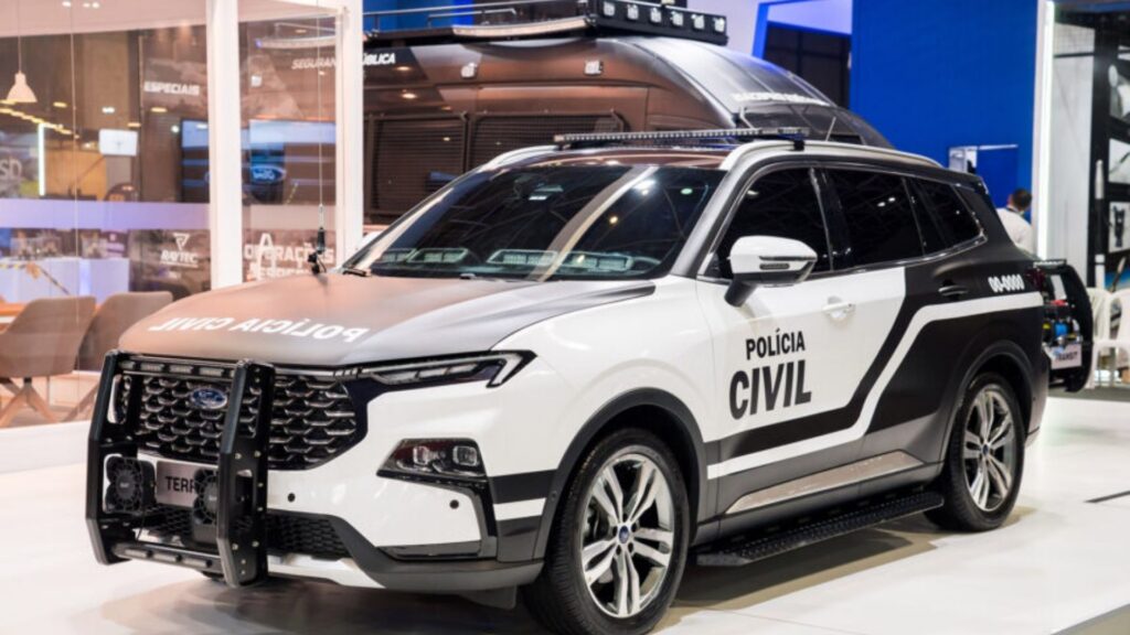 Ford Territory modificada para a policia civil.