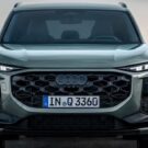 Frente do novo Audi Q3 2026 verde.