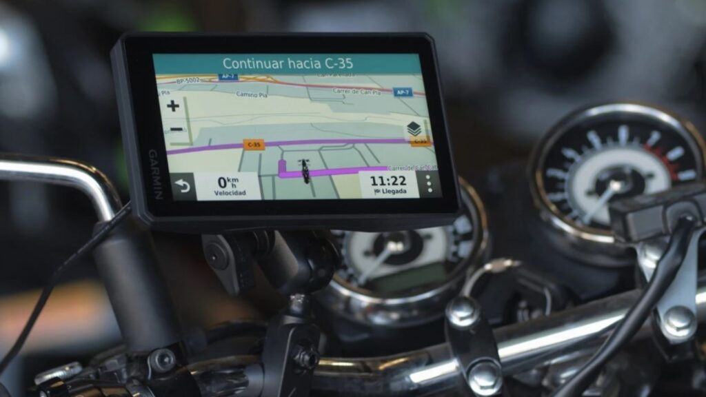 GPS de uma moto.