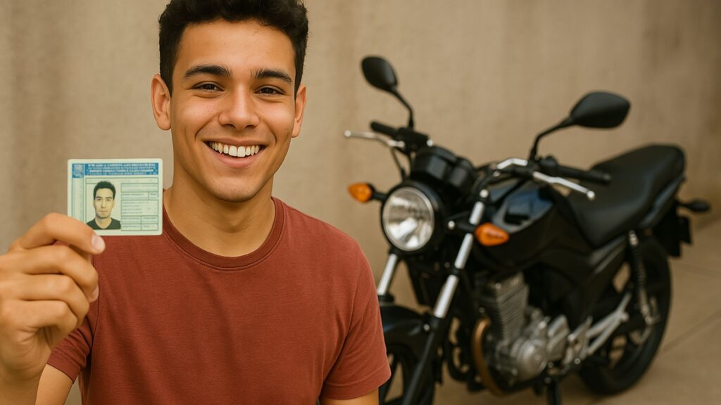 CNH de moto gratuita no RS.
