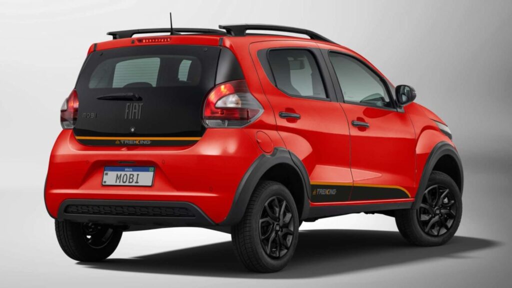 Traseira do Fiat Mobi 2026.