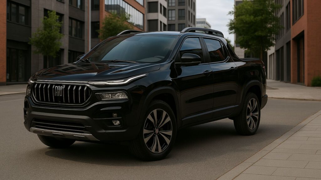Fiat Toro 2026 parada na diagonal.