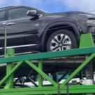Fiat Toro 2026 flagrada em um cegonha.
