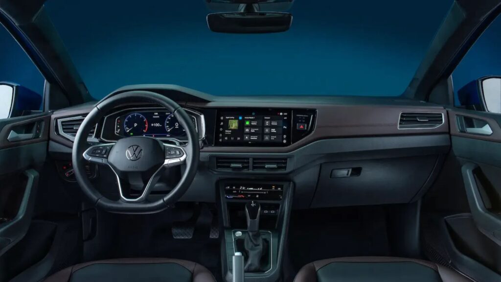 Interna do Volkswagen Virtus.