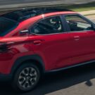 Citroën Basalt Feel Vermelho na estrada.