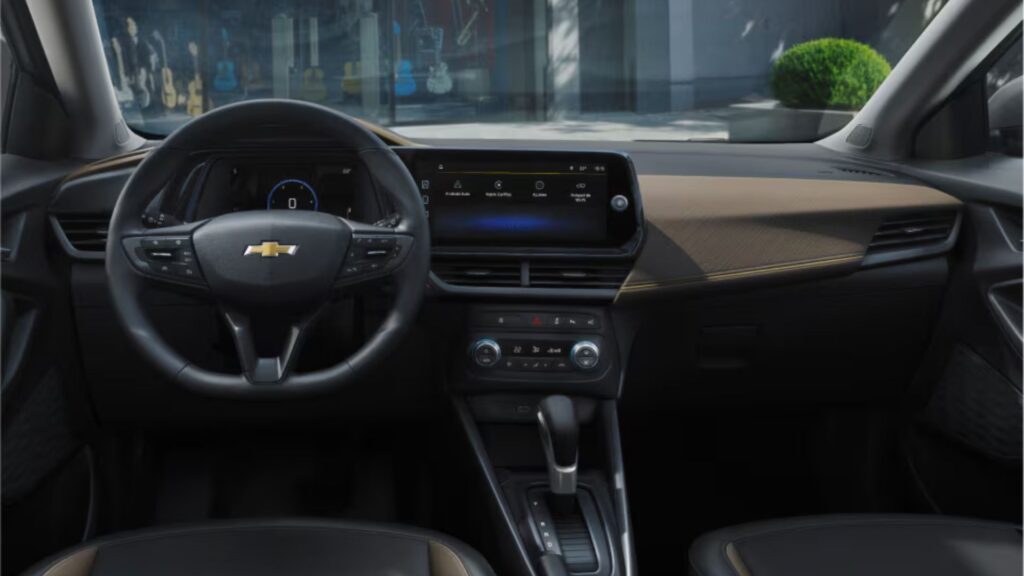 Interior do Chevrolet Tracker