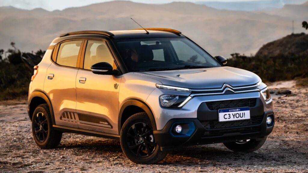 Citroën C3 e Aircross XTR na diagonal.