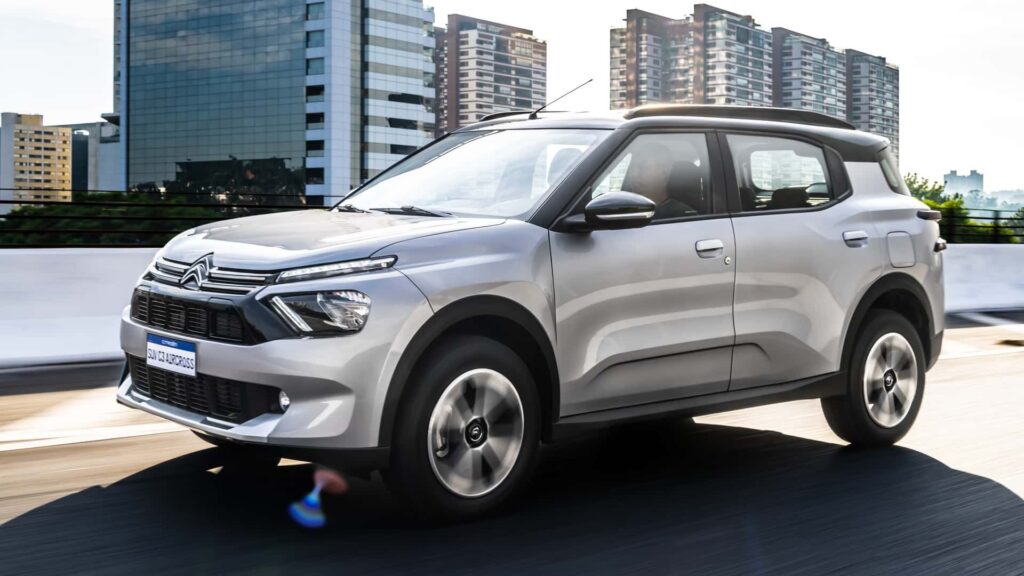 Citroën Aircross Shine com cinco lugares.