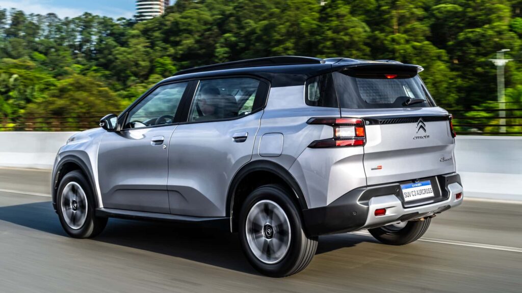 Citroën Aircross Shine com sete lugares.