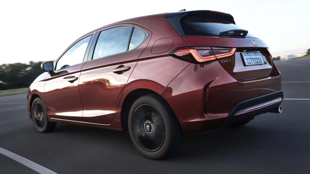 Traseira do Honda City Sport 2026.