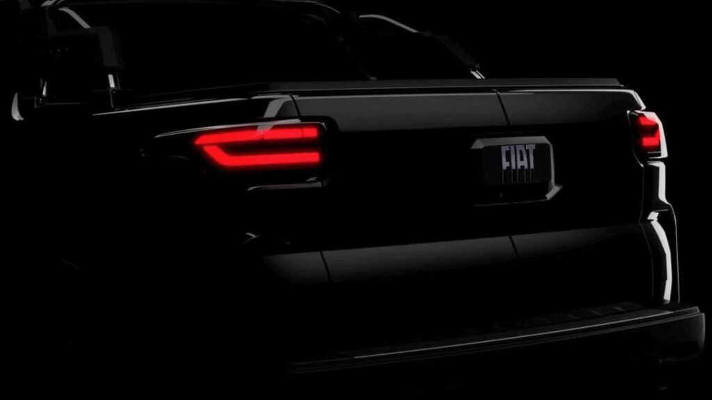Traseira da Fiat Toro 2026.