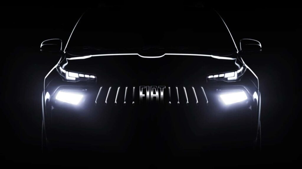 Frente da Fiat Toro 2026.