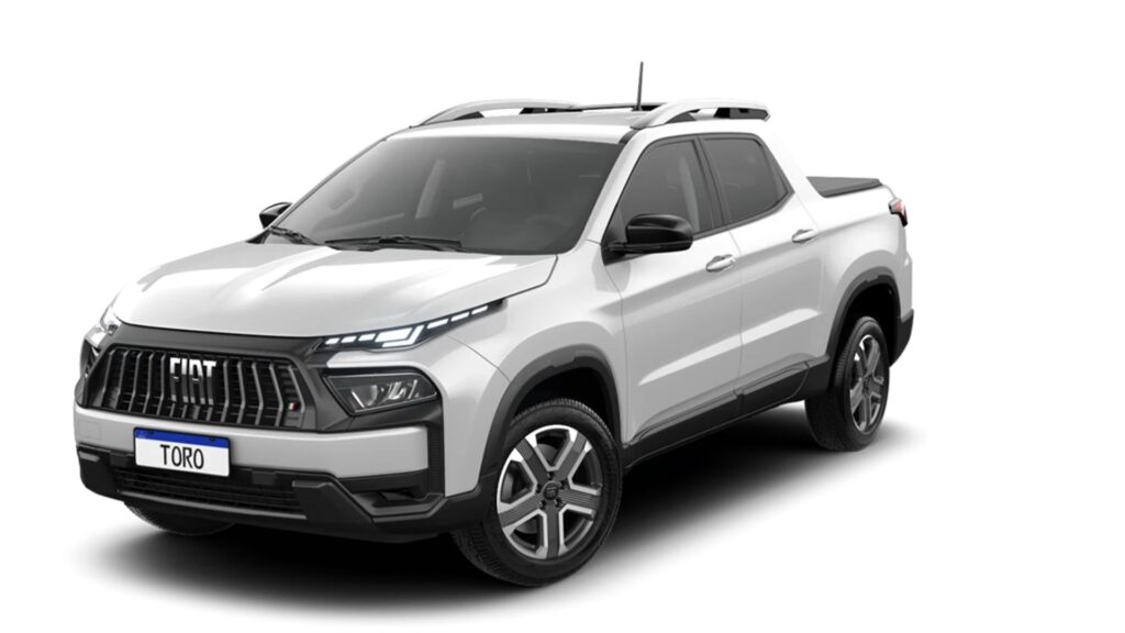Fiat Toro Freedom flex 2026 na diagonal.