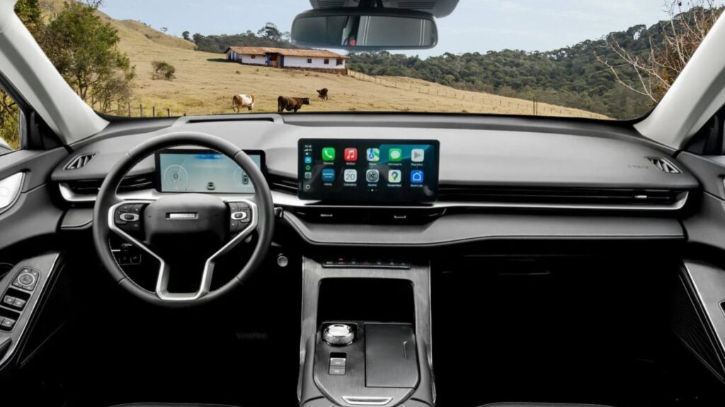 Interior do Haval H6 One 2026.