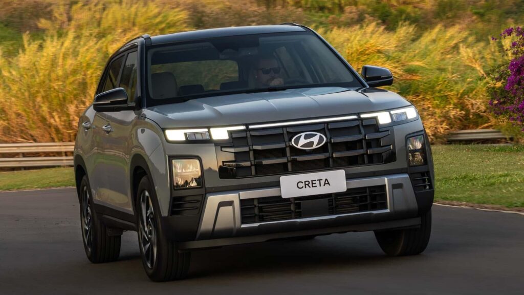 Hyundai Creta 2025 na estrada.