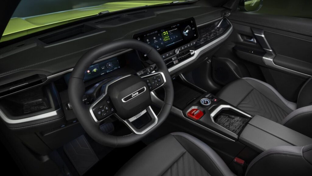 Interna do Jeep Compass 2026.