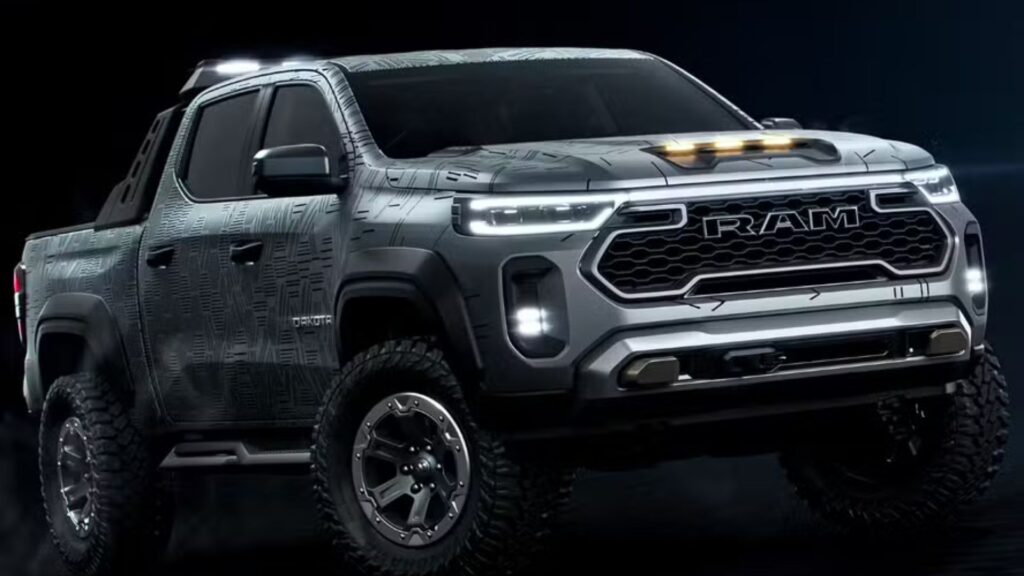 Ram Dakota na diagonal.